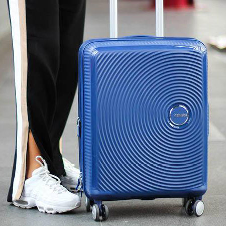 american tourister soundbox blue