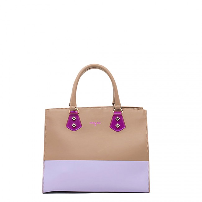 Patrizia Pepe bicolor handbag with strap