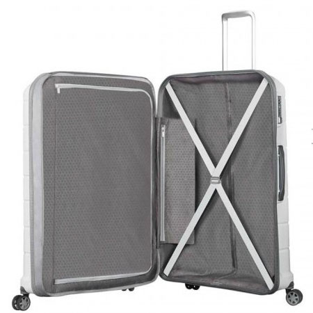 Samsonite carry on luggage of Flux collection inside