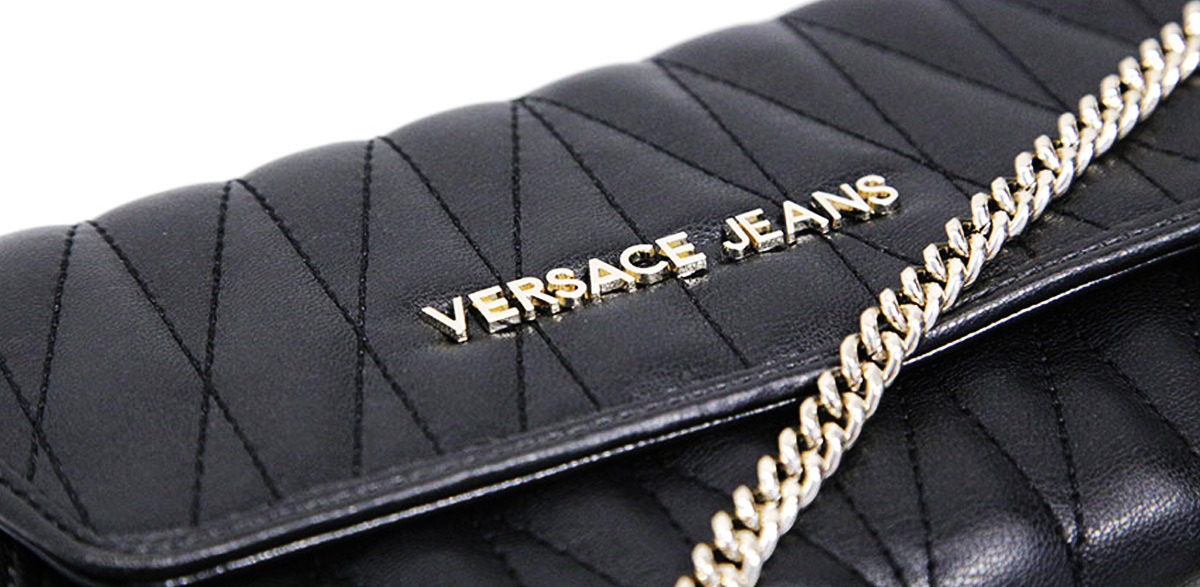 Portafogli Versace Jeans con tracolla Nero