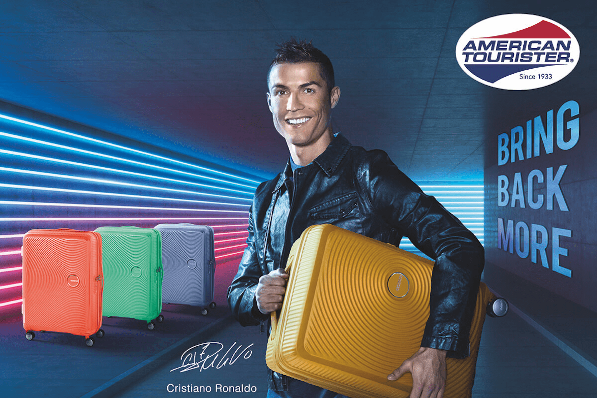 Cristiano ronaldo suitcase on sale